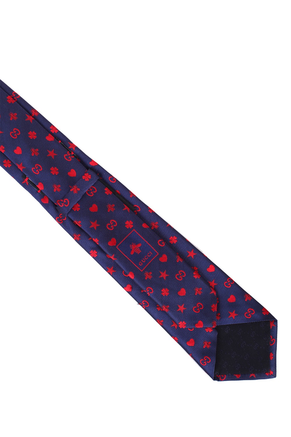 shop GUCCI Saldi Cravatta: Gucci cravatta in seta blu con motivo GG, Api, Cuori e Stelle.
Dimensioni: L 7cm x A 146cm.
Composizione: 100% seta.
Made in Italy.. 545834 4E017-4174 number 3808659
